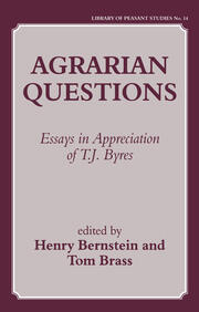 Agrarian Questions: Essays in Appreciation of T. J. Byres book cover
