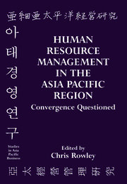 Human Resource Management in the Asia-Pacific Region: Convergence Revisited book cover