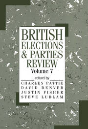 British Elections and Parties Review book cover