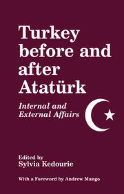 Turkey Before and After Ataturk: Internal and External Affairs book cover