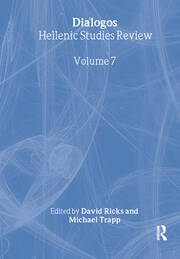 Dialogos: Hellenic Studies Review book cover