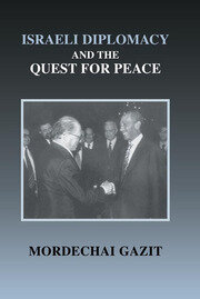 Israeli Diplomacy and the Quest for Peace book cover