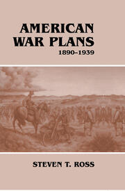 American War Plans, 1890-1939 book cover