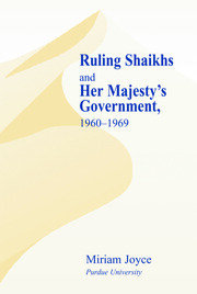 Ruling Shaikhs and Her Majesty's Government: 1960-1969 book cover