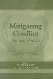 Mitigating Conflict: The Role of NGOs book cover