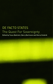 De Facto States: The Quest for Sovereignty book cover