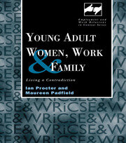Young Adult Women, Work and Family: Living a Contradiction book cover