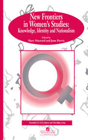 New Frontiers In Women's Studies: Knowledge, Identity And Nationalism book cover
