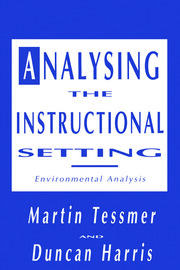 Analysing the Instructional Setting: A Guide for Course Designers book cover