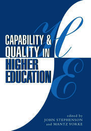Capability and Quality in Higher Education book cover