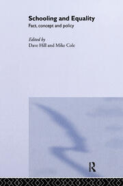 Schooling and Equality: Fact, Concept and Policy book cover