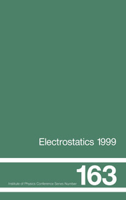 Electrostatics 1999, Proceedings of the 10th INT  Conference, Cambridge, UK, 28-31 March 1999 book cover