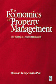 Economics of Property Management: The Building as a Means of Production book cover