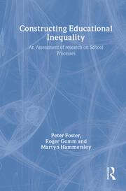 Constructing Educational Inequality: A Methodological Assessment book cover