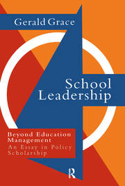 School Leadership: Beyond Education Management book cover