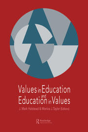 Values in Education and Education in Values book cover