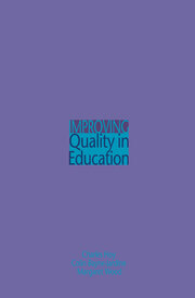Improving Quality in Education book cover