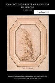 Collecting Prints and Drawings in Europe, c. 1500–1750 book cover
