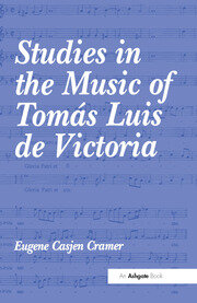 Studies in the Music of Tomás Luis de Victoria book cover