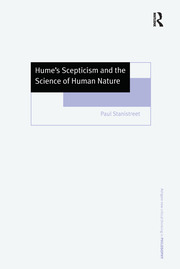 Hume's Scepticism and the Science of Human Nature book cover