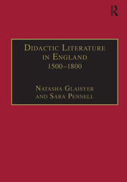 Didactic Literature in England 1500–1800: Expertise Constructed book cover