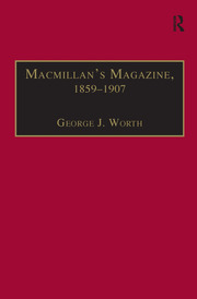 Macmillan�s Magazine, 1859�1907: No Flippancy or Abuse Allowed book cover