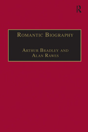 Romantic Biography book cover