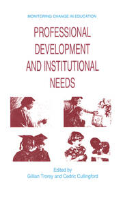 Professional Development and Institutional Needs book cover