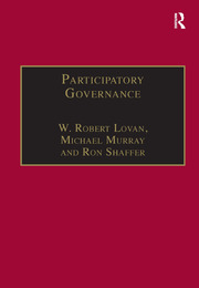 Participatory Governance: Planning, Conflict Mediation and Public Decision-Making in Civil Society book cover