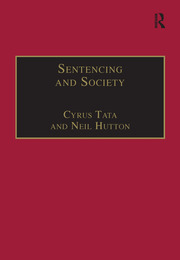 Sentencing and Society: International Perspectives book cover
