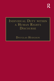 Individual Duty within a Human Rights Discourse book cover