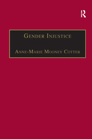 Gender Injustice: An International Comparative Analysis of Equality in Employment book cover