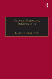 Selves, Persons, Individuals: Philosophical Perspectives on Women and Legal Obligations book cover