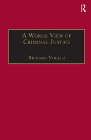 A World View of Criminal Justice book cover