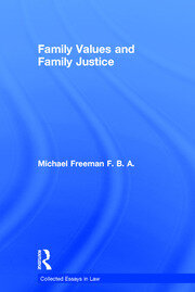 Family Values and Family Justice book cover