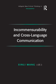 Incommensurability and Cross-Language Communication book cover