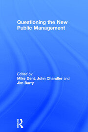 Questioning the New Public Management book cover