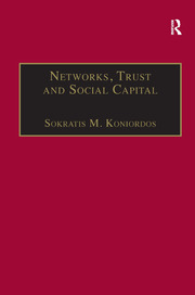 Networks, Trust and Social Capital: Theoretical and Empirical Investigations from Europe book cover