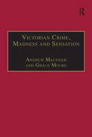 Victorian Crime, Madness and Sensation book cover