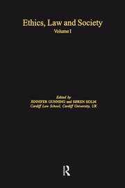 Ethics, Law and Society: Volume I book cover