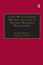 Using Multi-Criteria Decision Analysis in Natural Resource Management book cover
