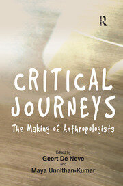 Critical Journeys: The Making of Anthropologists book cover