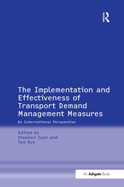 The Implementation and Effectiveness of Transport Demand Management Measures: An International Perspective book cover