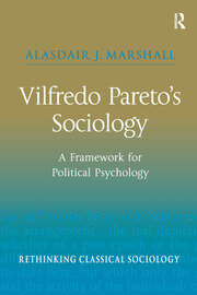 Vilfredo Pareto’s Sociology: A Framework for Political Psychology book cover