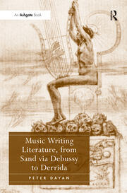 Music Writing Literature, from Sand via Debussy to Derrida book cover