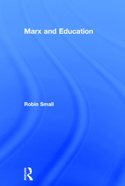 Marx and Education book cover