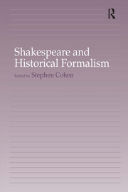 Shakespeare and Historical Formalism book cover