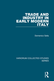 Trade and Industry in Early Modern Italy book cover