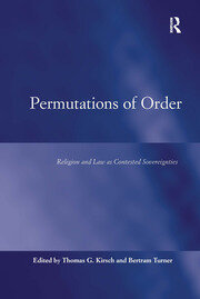 Permutations of Order: Religion and Law as Contested Sovereignties book cover