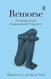 Remorse: Psychological and Jurisprudential Perspectives book cover